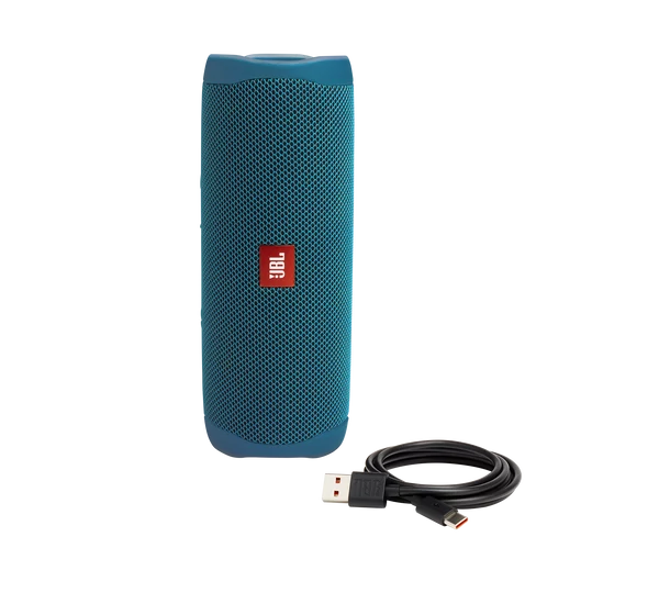 JBL Flip 5 ECO Edition bluetooth hangszóró (Ocean), kék (Bemutató darab)