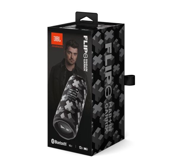 JBL Flip 6 Martin Garrix Edition bluetooth hangszóró, fekete