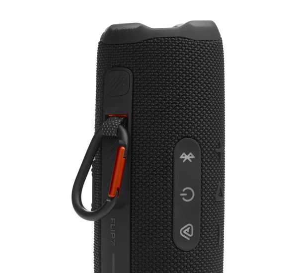 JBL Flip 7 vízálló hordozható Bluetooth hangszóró, fekete