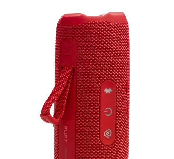 JBL Flip 7 vízálló hordozható Bluetooth hangszóró, piros