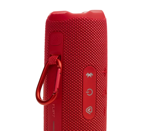 JBL Flip 7 vízálló hordozható Bluetooth hangszóró, piros