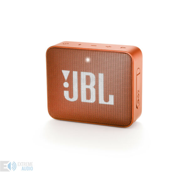 JBL GO 2  hordozható bluetooth hangszóró (Coral Orange), narancs