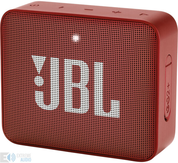 JBL GO 2+  hordozható bluetooth hangszóró (Ruby Red), vörös