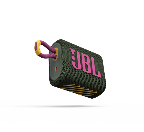 JBL GO 3  hordozható bluetooth hangszóró, zöld