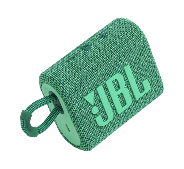 JBL GO 3  ECO hordozható bluetooth hangszóró, zöld