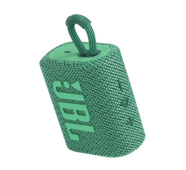 JBL GO 3  ECO hordozható bluetooth hangszóró, zöld