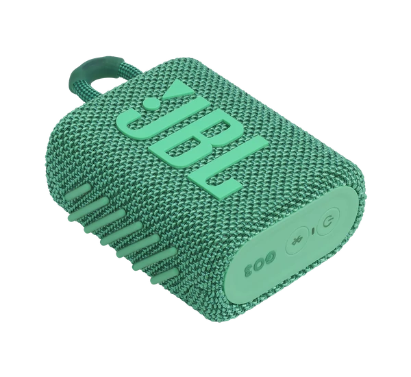 JBL GO 3  ECO hordozható bluetooth hangszóró, zöld