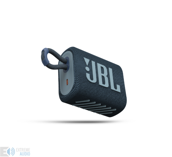JBL GO 3  hordozható bluetooth hangszóró, kék (Bemutató darab)