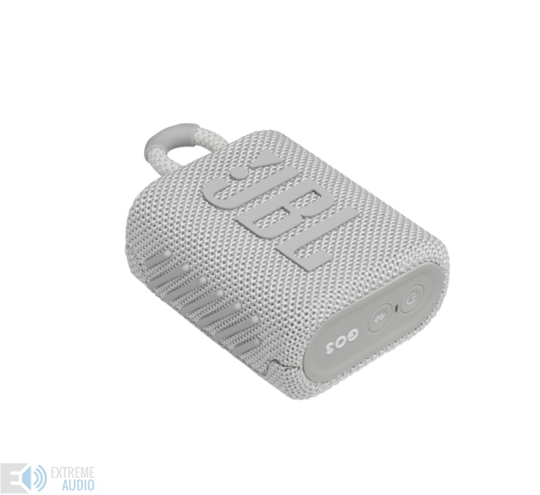 JBL GO 3  hordozható bluetooth hangszóró, fehér