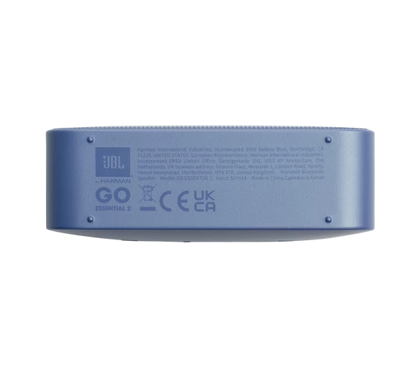JBL GO Essential 2 hordozható bluetooth hangszóró, kék