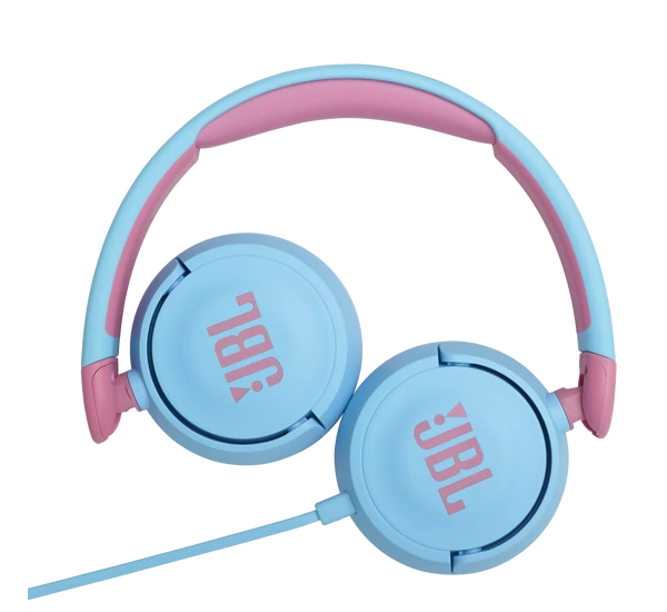 JBL JR310 vezetékes gyerek fejhallgató, kék