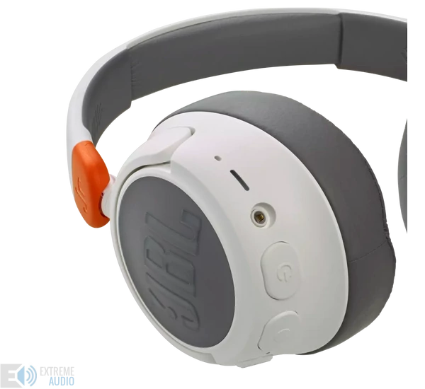 JBL JR460NC bluetooth-os, zajszűrős fejhallgató, fehér