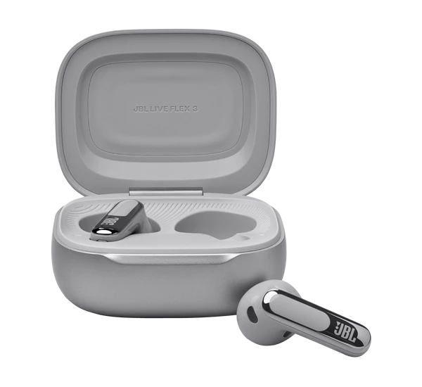 JBL Live Flex 3 fülhallgató, ezüst