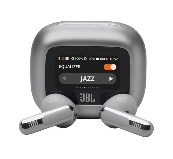 JBL Live Flex 3 fülhallgató, ezüst