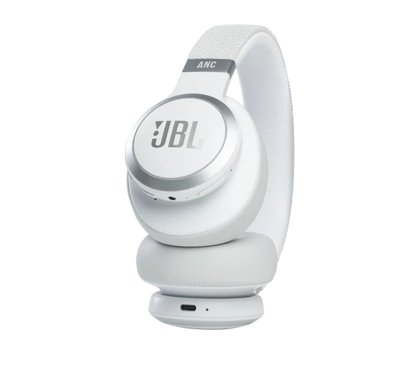 JBL Live 660NC Bluetooth fejhallgató, fehér