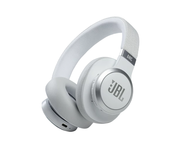 JBL Live 660NC Bluetooth fejhallgató, fehér