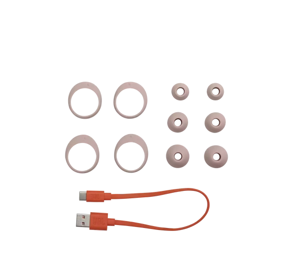 JBL Live Free NC+ True Wireless fülhallgató, rózsa