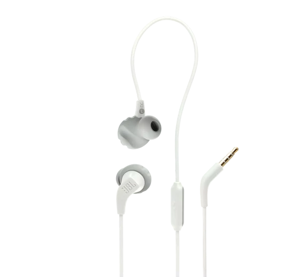 JBL Endurance RUN 2, vezetékes sport fülhallgató, fehér