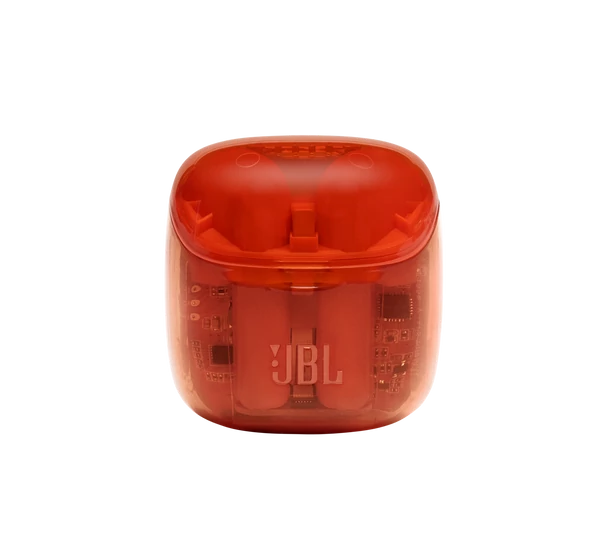 JBL TUNE 225TWS Ghost Edition fülhallgató, átlátszó-narancs