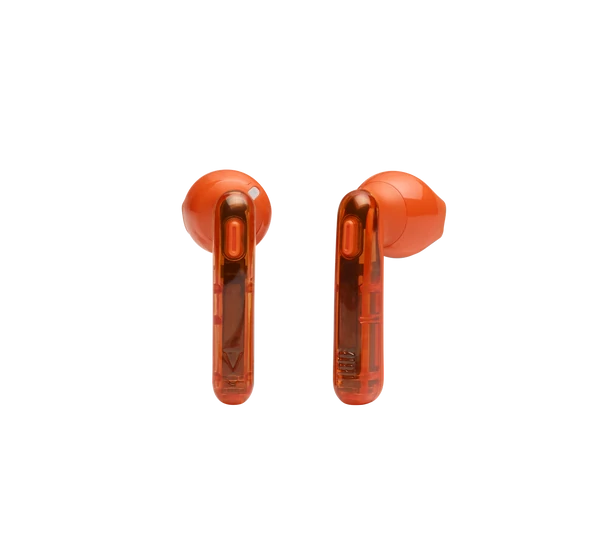 JBL TUNE 225TWS Ghost Edition fülhallgató, átlátszó-narancs