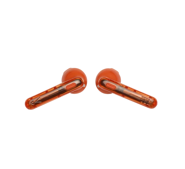 JBL TUNE 225TWS Ghost Edition fülhallgató, átlátszó-narancs