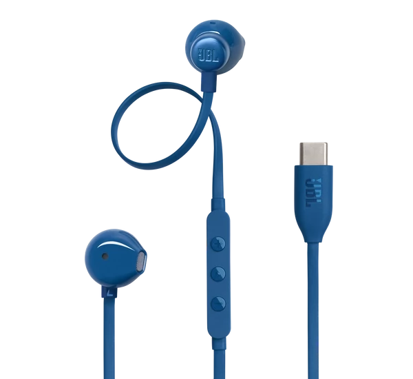 JBL TUNE 305C USB-C vezetékes fülhallgató, kék