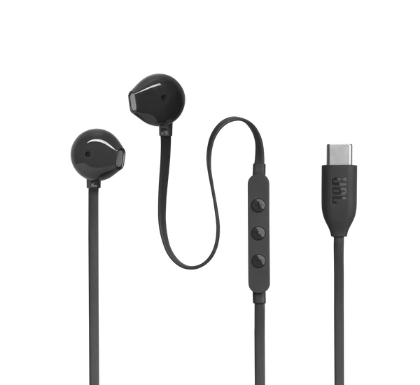JBL TUNE 305C USB-C vezetékes fülhallgató, fekete