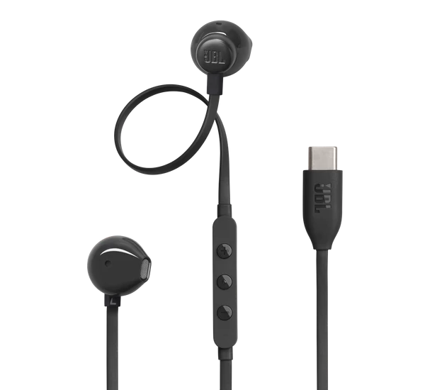 JBL TUNE 305C USB-C vezetékes fülhallgató, fekete