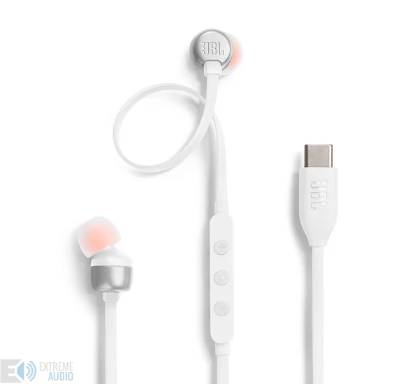 JBL TUNE 310C USB-C vezetékes fülhallgató, fehér