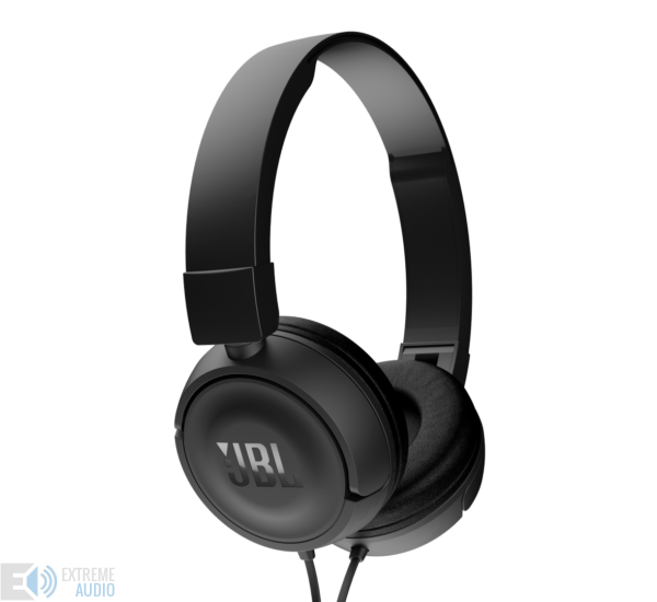 JBL T450 fejhallgató, fekete