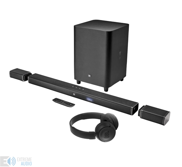 JBL Bar 5.1 soundbar, fekete + JBL T460 BT fejhallgató