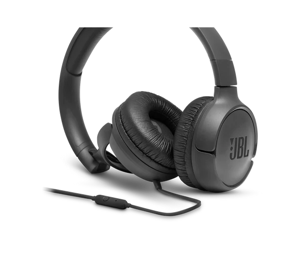 JBL T500 fejhallgató, fekete (Bemutató darab)