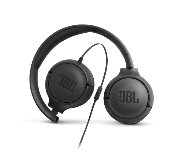 JBL T500 fejhallgató, fekete (Bemutató darab)
