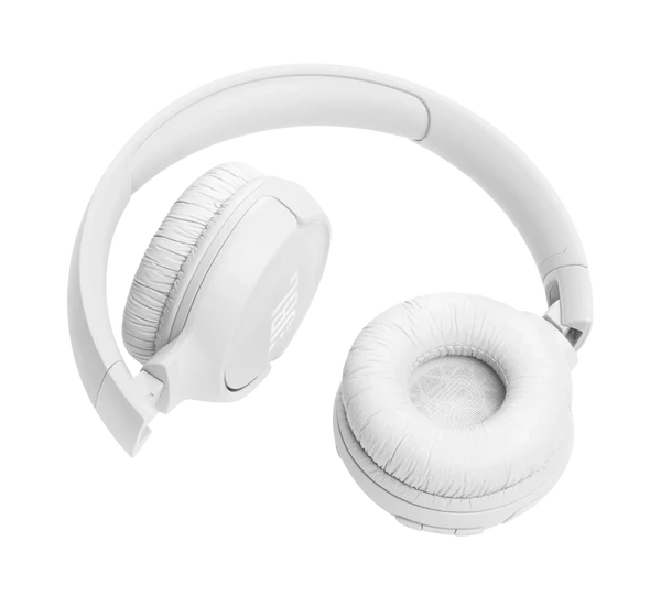 JBL TUNE 520BT Bluetooth-os fejhallgató, fehér (Bemutató darab)