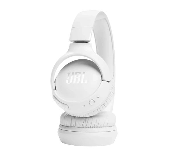 JBL TUNE 520BT Bluetooth-os fejhallgató, fehér (Bemutató darab)