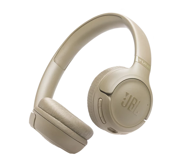 JBL TUNE 530BT Bluetooth-os fejhallgató, bézs