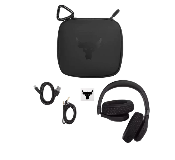 JBL Under Armour Project Rock Over-Ear, fekete