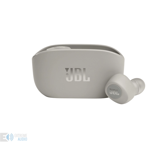 JBL Vibe 100TWS True Wireless fülhallgató, elefántcsont fehér (ivory)