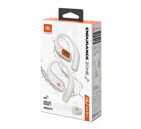 JBL ENDURANCE ZONE True Wireless sport fülhallgató, fehér