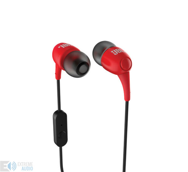 JBL T100 fülhallgató, piros