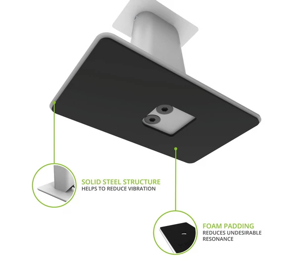 Kanto SP9W asztali hangszóró állvány, fehér