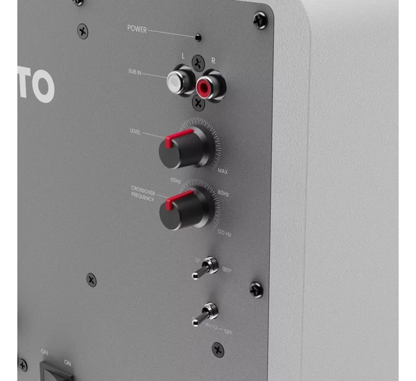 KANTO AUDIO SUB6 aktív mélysugárzó, matt fehér