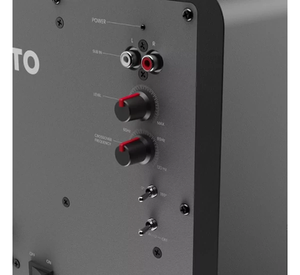 Kanto Audio SUB6 aktív mélysugárzó, matt fekete