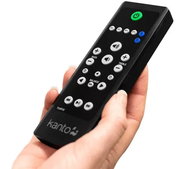 Kanto Audio YU4 Aktív Bluetooth hangfal, lakk fekete