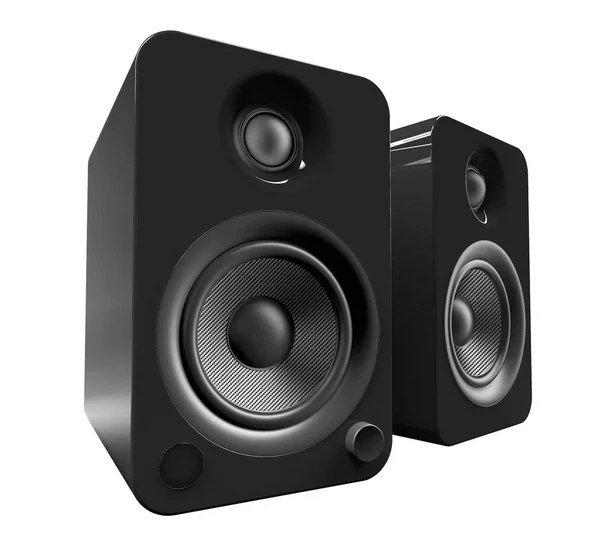 Kanto Audio YU4 Aktív Bluetooth hangfal, lakk fekete