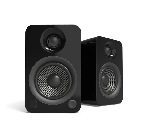 Kanto Audio YU4 Aktív Bluetooth hangfal, lakk fekete