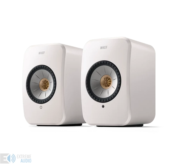 KEF LSX II Wireless polcsugárzó pár (Mineral White), fehér