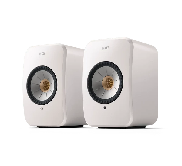 KEF LSX II Wireless polcsugárzó pár (Mineral White), fehér