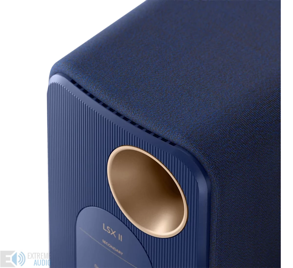 KEF LSX II Wireless polcsugárzó pár (Cobalt Blue), kék