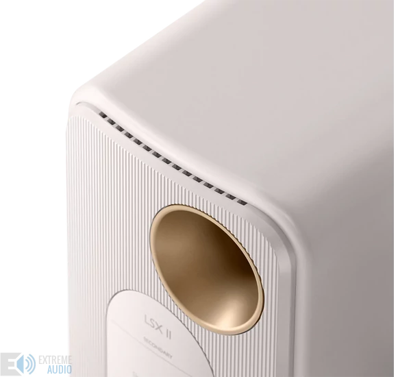 KEF LSX II Wireless polcsugárzó pár (Mineral White), fehér